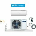 Aux Usa-116988 AUX Ductless Mini Split Air Conditioner w/ Heat Pump, Wifi Enabled, 24000 BTU, 2 Ton, 25ft Lineset ASW-H24N2/JIR1D1-US-D